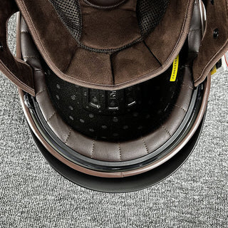 Halber Motorradhelm Im Retro Stil Für Herren