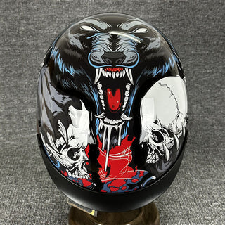 Halber Motorradhelm Im Retro Stil Für Herren