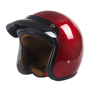 Moderner Jet Motorradhelm Für Herren