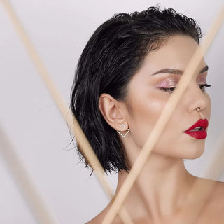 Geometrische Ohrstecker für Damen – Minimalistische Ohrringe im Modernen Design