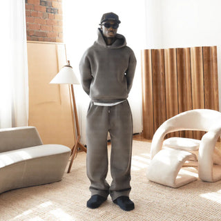 Herren Übergroß Zweiteiliger Jogginganzug | Sportlich