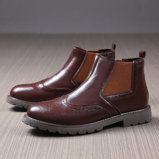 Winter Boots mit Brogue-Details für Herren | Stilvoll