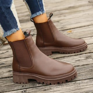 Chelsea-Winterstiefel für Damen | Zum Hineinschlüpfen