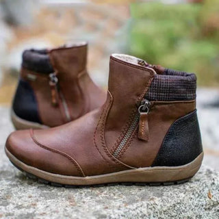 Damen Reißverschluss Stiefeletten | Gehen