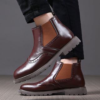 Winter Boots mit Brogue-Details für Herren | Stilvoll