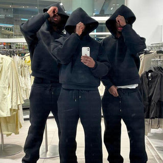 Herren Übergroß Zweiteiliger Jogginganzug | Sportlich