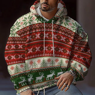 Herren Weihnachts-Kapuzenpullover | Warme