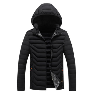 Herren Farbverlauf Steppjacke | Kapuze