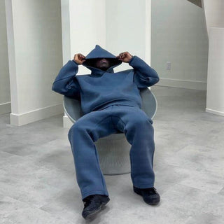 Herren Übergroß Zweiteiliger Jogginganzug | Sportlich