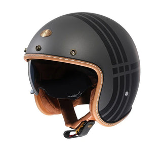 Offener Motorradhelm im Retro-Stil
