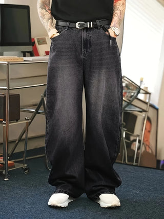 Herren Retro Baggy Jeans im Streetwear Stil | Moderne