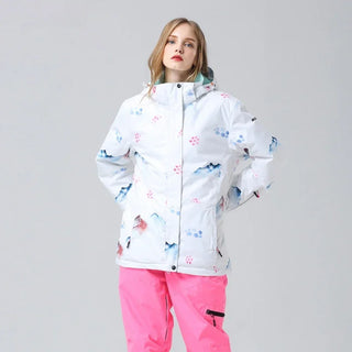 Skijacke Damen mit Kapuze | Draußen-Sport