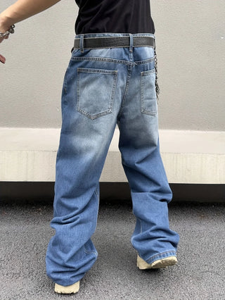 Herren Streetwear Baggy Jeans | Moderne
