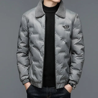 Herren Kurze Steppjacke | Stehkragen