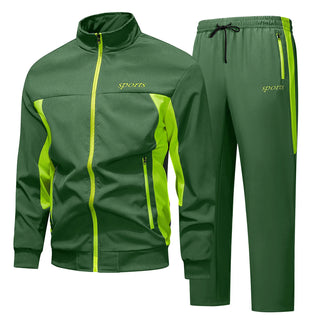 Stylisches Zweiteiliges Trainingsanzug-set Für Herren | Schlanke Passform