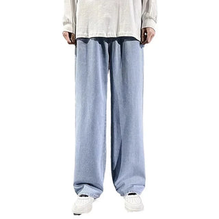 Weite Baggy Jeans mit hohem Bund für Herren | Lässig