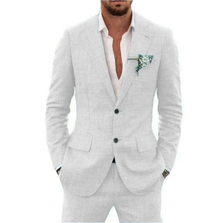 Herren Stilvoll Leicht 2-Teiler Hochzeitsgast Anzug | Sommer