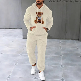 Zweiteiliges Trainingsanzug Set Für Herren | Warme