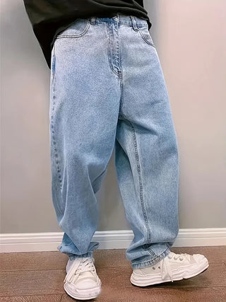 Lässige Baggy Jeans in Übergröße für Herren | Trendig