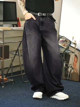 Herren Retro Baggy Jeans im Streetwear Stil | Moderne
