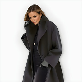 Lässiger Damen-Wintermantel | Übergroß