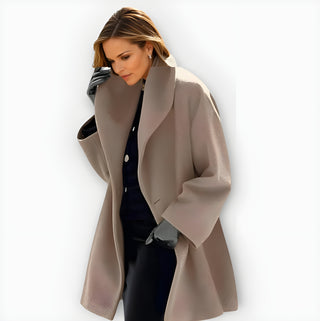 Lässiger Damen-Wintermantel | Übergroß