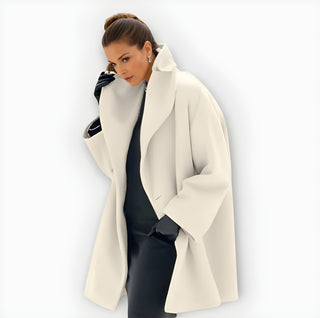 Lässiger Damen-Wintermantel | Übergroß