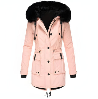 Damen Warme Winterjacke | mit Taschen