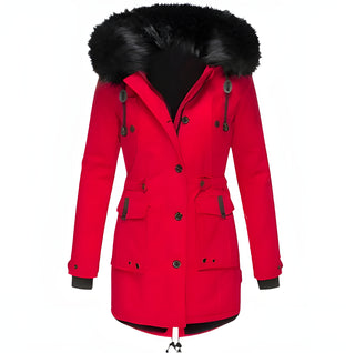 Damen Warme Winterjacke | mit Taschen