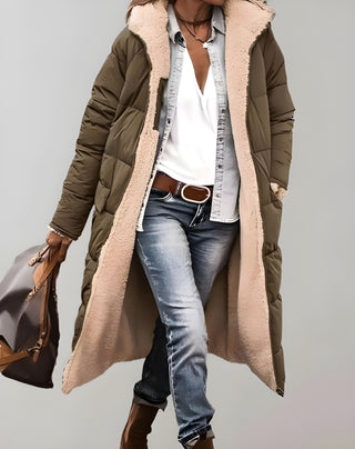 Damen-Winter-Steppmantel | Warme