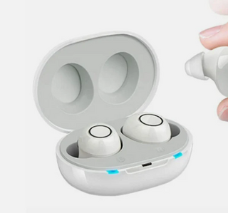 Weiß Wiederaufladbare Bluetooth-Hörgeräte