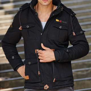 Herren Dick Winter Fleece Winterjacke | Warm