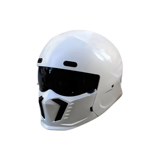 Klassischer Retro Motorradhelm