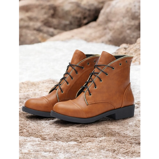 Strukturierte Winter Boots mit Schnürung für Herren | Robust