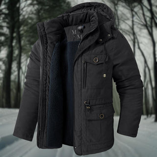 Warme Herren-Kapuzenjacke | Winter
