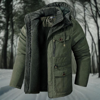 Warme Herren-Kapuzenjacke | Winter