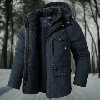 Warme Herren-Kapuzenjacke | Winter