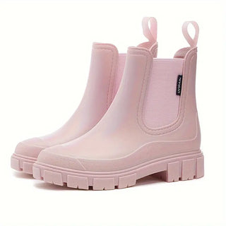 Damen Regen Stiefeletten | Plateau