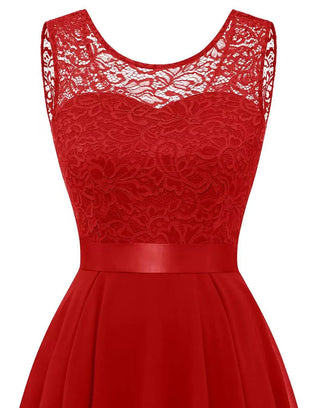 Damen Ärmellos Hochzeitsgäste kleid | Strukturiert