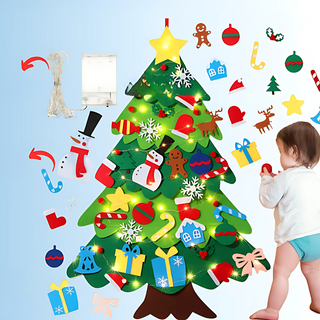 Interaktives Weihnachtsbaum-Set für Kinder