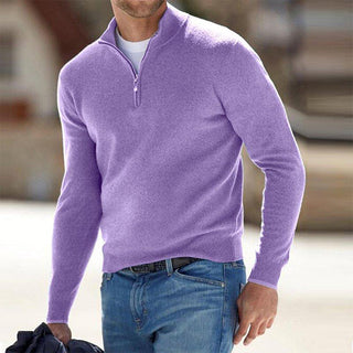 Modisch Schlanke Passform Pullover für Herren | Langarm