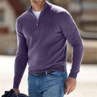 Modisch Schlanke Passform Pullover für Herren | Langarm