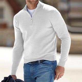 Modisch Schlanke Passform Pullover für Herren | Langarm