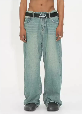 Herren Retro Baggy Jeans im Streetwear Stil | Moderne
