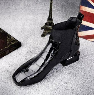 Glänzende Chelsea Winter Stiefel für Damen | Stilvoll