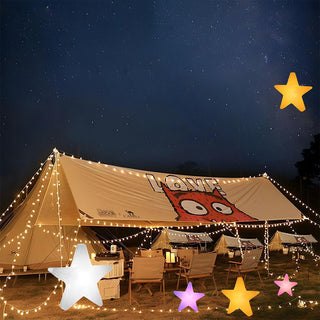 Weihnachts Pendelleuchte in Sternform für den Außenbereich