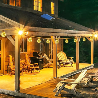 Solar-Lichterkette für den Außenbereich für Weihnachten