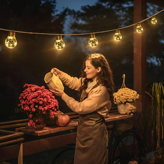 Solar-Lichterkette für den Außenbereich für Weihnachten