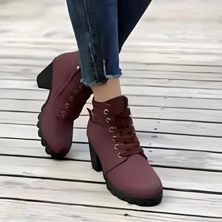 Damen Moderne Chelsea Winter Stiefel | Schnüren
