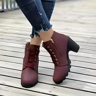 Damen Moderne Chelsea Winter Stiefel | Schnüren